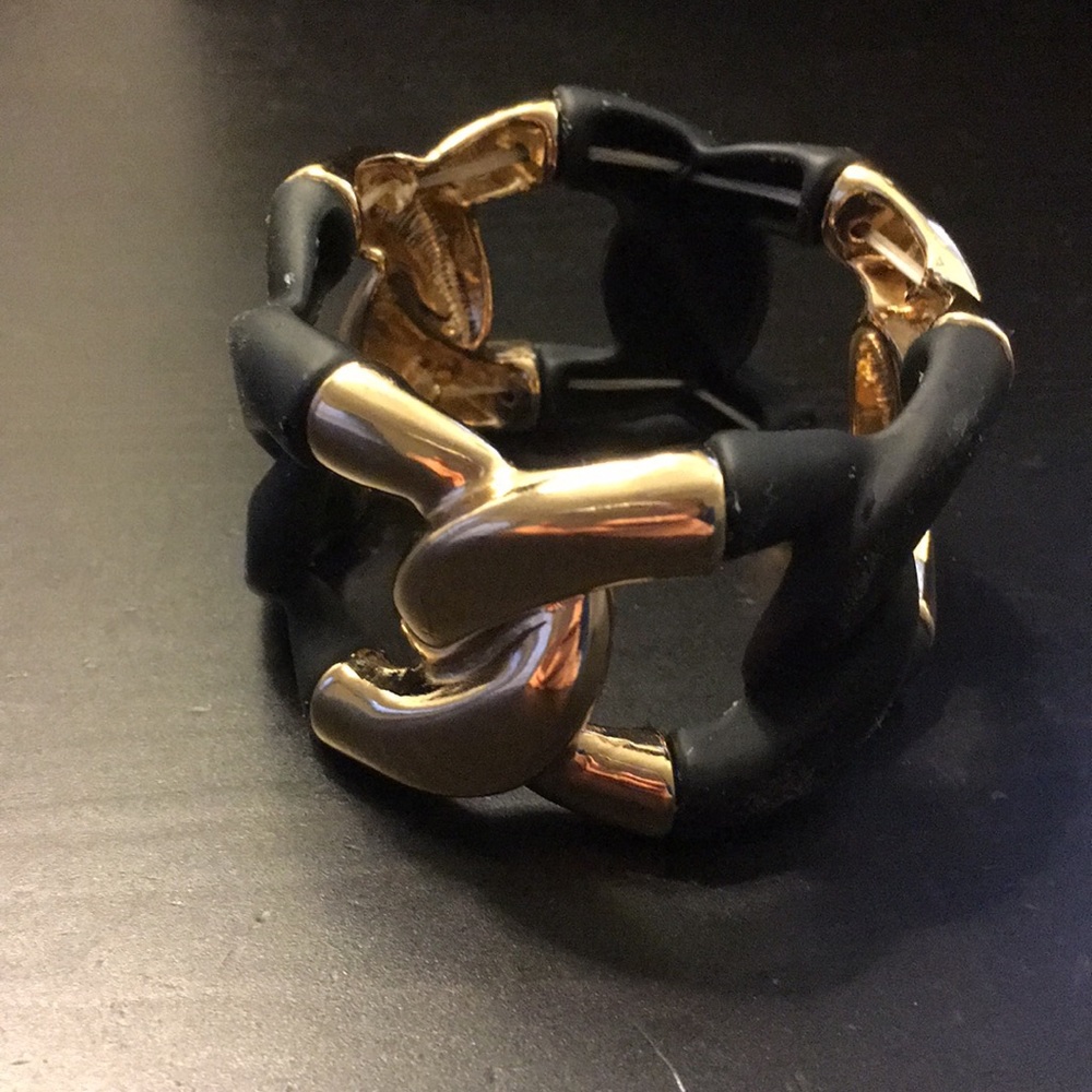 Black and Gold Bracelet